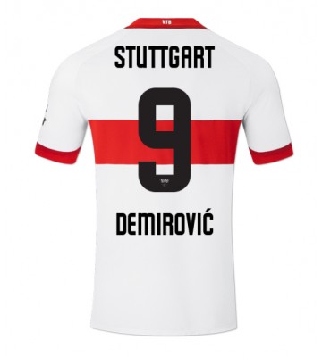 Stuttgart Ermedin Demirovic #9 Primera Equipación 2024-25 Manga Corta